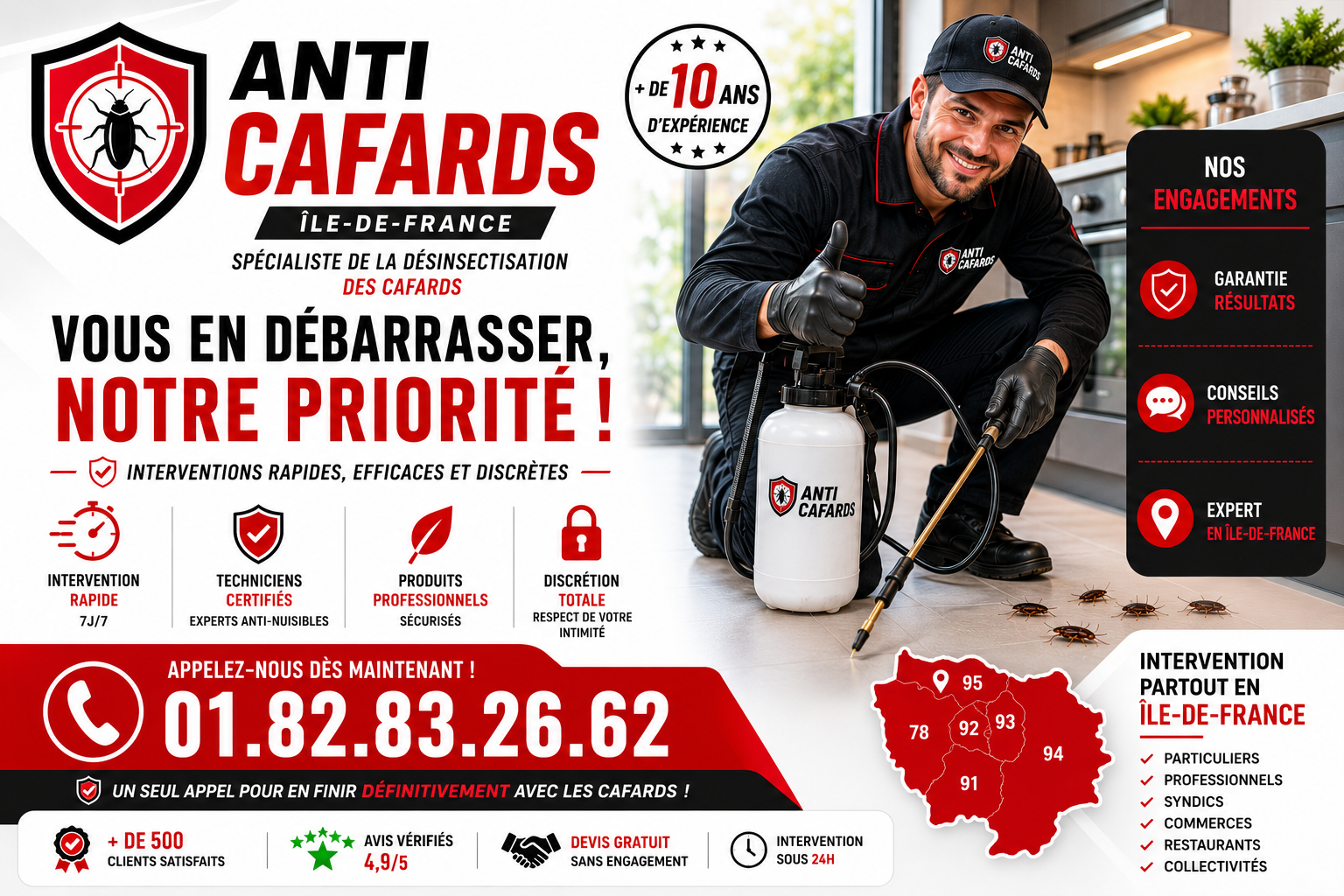 Cafards Villiers le Bel